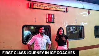 NILGIRI EXPRESS FIRST CLASS AC Coupe Train Journey in ICF Coaches