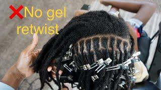 ZION'S FIRST RETWIST AFTER 8 MONTHS! | HOW I RETWISTS W/OILS ONLY