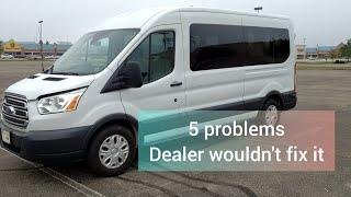 2015-2025 Ford Transit review, 5 major problems, Ford will not. Ford Transit 15 passenger review