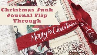 Christmas Junk Journal Flip Through