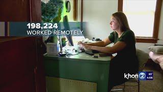 Nearly half of Hawaii employees are working remotely, study shows