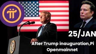 PI OPENMAINNET AFTER TRUMP'S INAUGURATION/UPDATED TO DAY /#trump