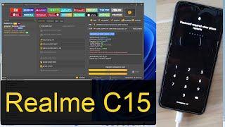 Realme C15 RMX2195 qualcomm editon password and frp via unlocktool 1 click