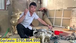 Bộ Đỉnh Đồng Được Đúc Thủ Công Như Thế Nào?