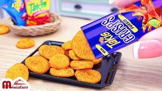 So Crispy Miniature Takis Snacks Recipe | ASMR Cooking Mini Food