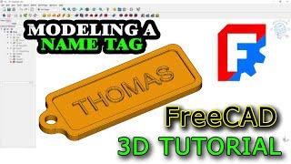 FreeCAD 1.0 Tutorial | Easy FreeCAD Tutorial 2025 | 3D model lessons #freecad #freecadtutorial