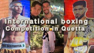 International boxing competition in polo ground 