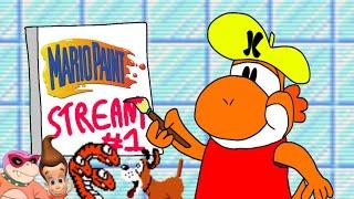 The First Mario Paint Stream