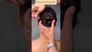 Easy hairstyl for wedding |Low bun tutorial #hairstyle