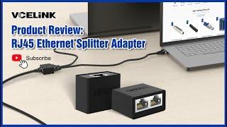 Product Review: RJ45 Ethernet Splitter Adapter | VCELINK