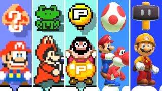 Super Mario Maker 1 & 2 - All Mario Power-Ups