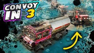 MERGEM IN CONVOY PENTRU CA DRUMUL E GREU! Snowrunner Multiplayer