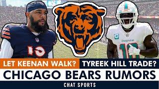 Chicago Bears Rumors: Tyreek Hill Trade? Let Keenan Allen Walk? Head Coaching Candidate Questions