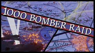 The Air War Animated: The First Thousand Bomber Raid - Bombing of Cologne, 30th May 1942