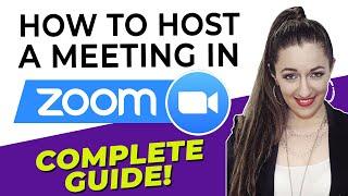 How to Set Up a Zoom Meeting & Host from Start to Finish [Step by Step]