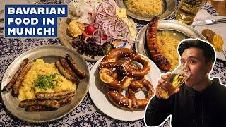 BAVARIAN FOOD TOUR in MUNICH! | German Food Vlog