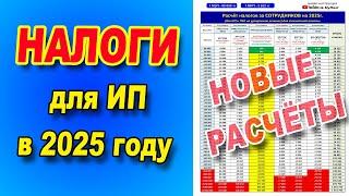 Как изменятся расчеты ИП в 2025 году? Налоги для ИП на 2025 год