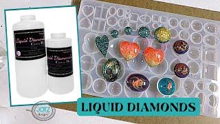 Liquid Diamonds Castin Resin | Cabochons | New colors Epoxy Candy | Resin