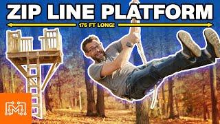 Making a Massive Backyard Zipline!