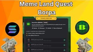 Memeland quest BorpaToken