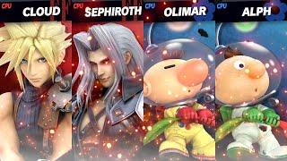 Cloud & Sephiroth (Final Fantasy) vs Olimar & Alph (Pikmin)