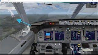 crazy storm  - FSX full flight KTPA to KORD - aka Tampa to Chicago