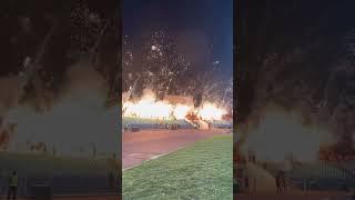 CSKA Sofia pyro show in match against Ludogorets