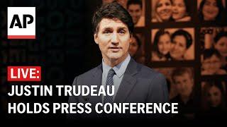 LIVE: Canada’s Justin Trudeau holds a press conference in Washington, D.C.