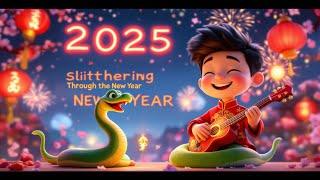 Slithering Through the New Year  | Fun Chinese New Year Song for Kids with Lyrics!