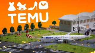 Adding REALISTIC Details To My Model Airport Using TEMU Items