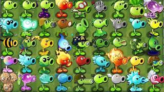 Pvz 2 Challenge - All PEA Plants Level 1 vs Team MODERN & FUTURE Zombie - Who Will Win?