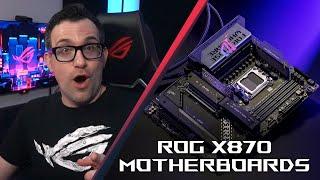 The best features of ROG’s new X870 and X870E motherboards