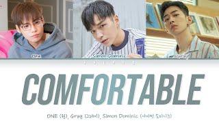 Comfortable (맘 편히) - Simon Dominic, GRAY, ONE (쇼미더머니 5 Episode 2)(Color Coded Lyrics Han/Rom/Eng/가사)