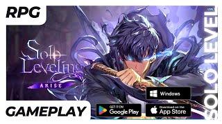 Solo Leveling Arise Global - Android iOS Anime Mobile Gameplay