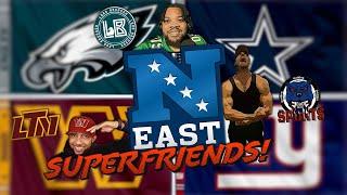 NFC EAST SUPERFRIENDS UNITE! | PHI Permanent East Manager + NYG Bench DJ + WAS Bounce Back