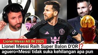 Messi Raih Super Balon D'OR⁉️Sergio aguero=Messi tidak suka kehilangan apa pun