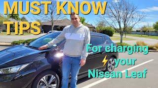 At Home Charging Your Nissan Leaf Electric Vehicle - My Advice on Getting Started