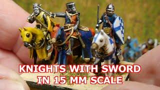 More Styriwar Miniatures Knights in 15 mm, with sword - Miniature Wargaming