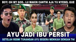 Cantiknya Ayu ting ting Pakai Baju PERSIT, Ayu segera menikah dengan Anggota TNI !!!