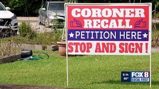 Organizers wanting to recall St. Tammany Coroner headed to HS football games for signatures