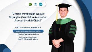 Orasi Ilmiah Prof. Dr. Muhammad Maksum, M.A. | Pengukuhan Guru Besar