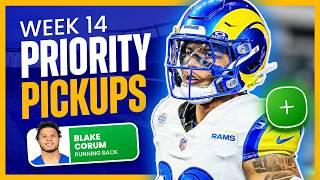 Top 7 Fantasy Football Waiver Wire Pickups for Week 14 | Priority Adds (2024)