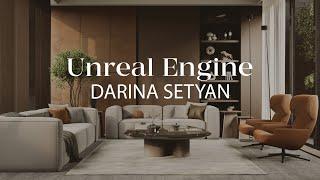 Интерьерная визуализация в Unreal Engine 5 | Итоговая работа Darina Setyan | ARHI.TEACH