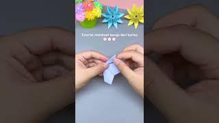 Tutorial membuat bunga dari kertas  #diy #diyeveryday #craft #diycrafts #paper #viralvideo #fyp