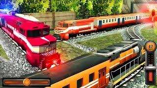 Train Racing Games 3D 2 Player - Railway Station Train Simulator - Android GamePlay