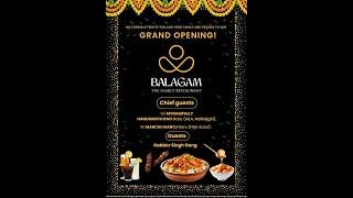 Grand Opening Balagam The Family Restaurant