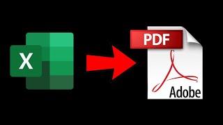 How to save Excel file as pdf