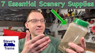 7 Essential Scenery Supplies