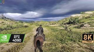 [8K100] RDR2 RTX 4090 DLSS3! - close to realism!! - Beyond all Limits CompleteRT graphics - 100+Mods