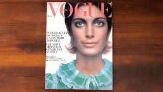 1970 April ASMR Magazine Flip Through: Italian Vogue w Andy Warhol, Jean Shrimpton, Talitha Getty